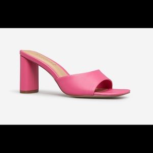 Pink Madyson Slip On Heeled Sandal by Shoedazzle